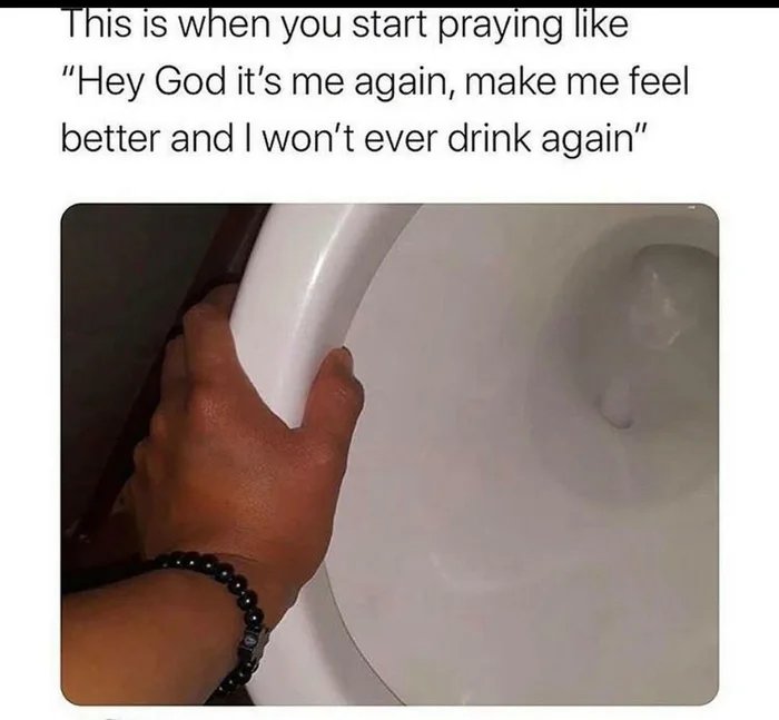 This is when you start praying like
