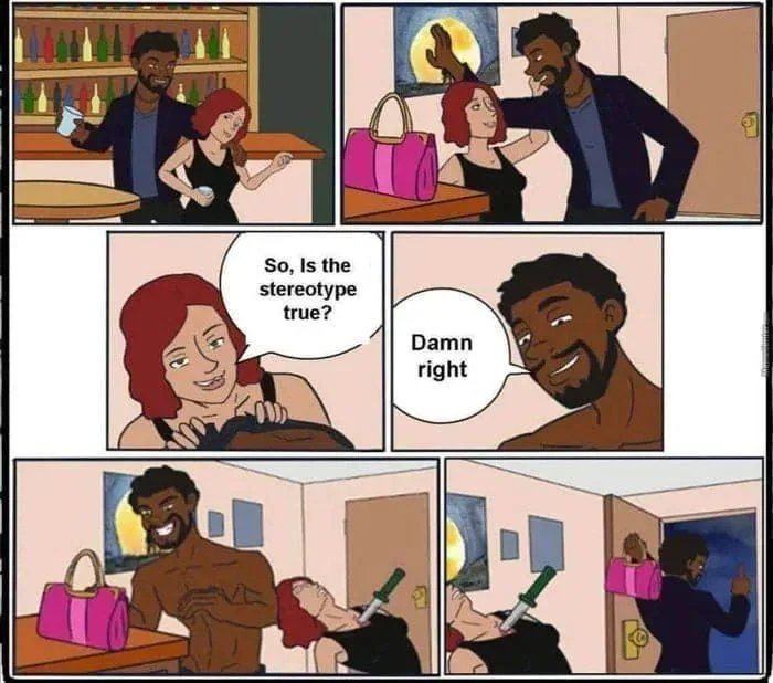 So, Is the
stereotype
true?
Damn
right
