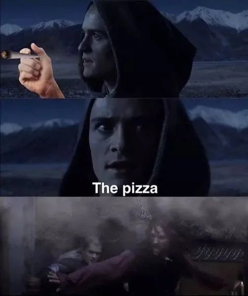 The pizza
