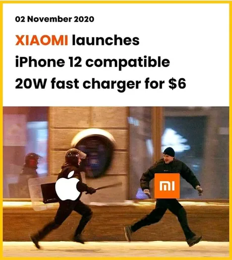 02 November 2020
XIAOMI launches
iPhone 12 compatible
20w fast charger for $6
וח
