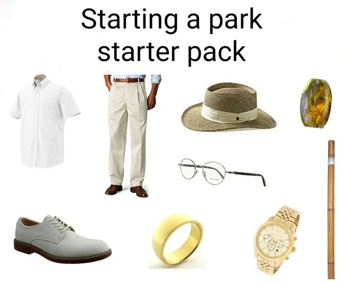 Starting a park
starter pack
