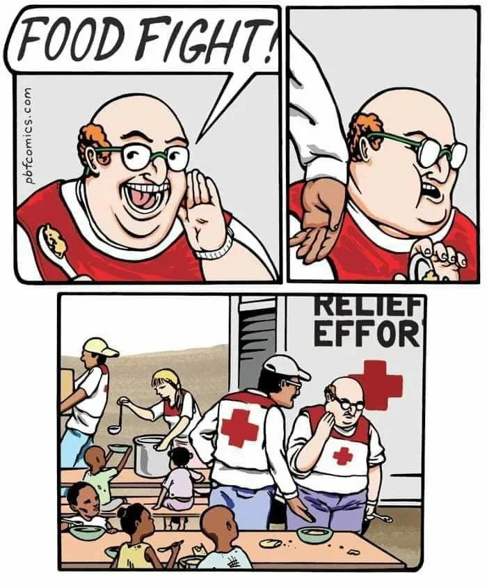 FOOD FIGHT!
RELIEF
EFFOR
pbfcomics.com
