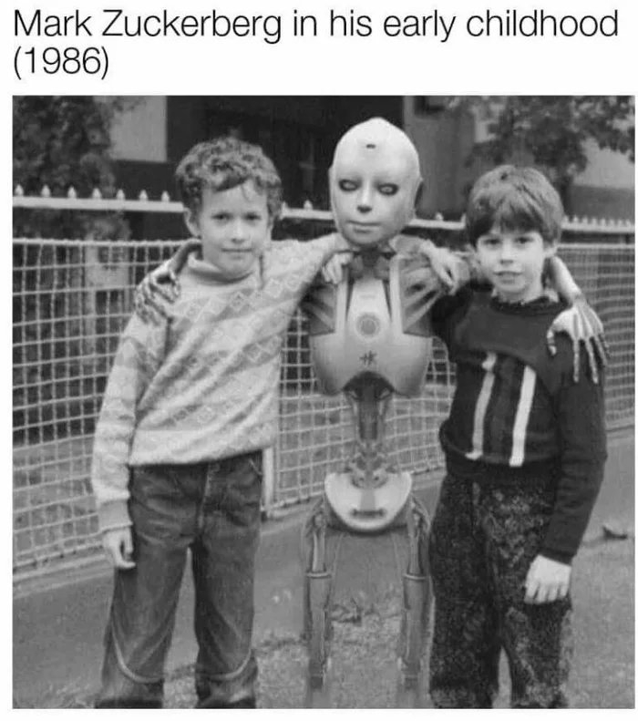 Mark Zuckerberg in his early childhood
(1986)
