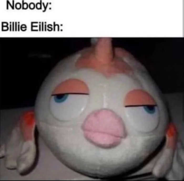 Nobody:
Billie Eilish:
