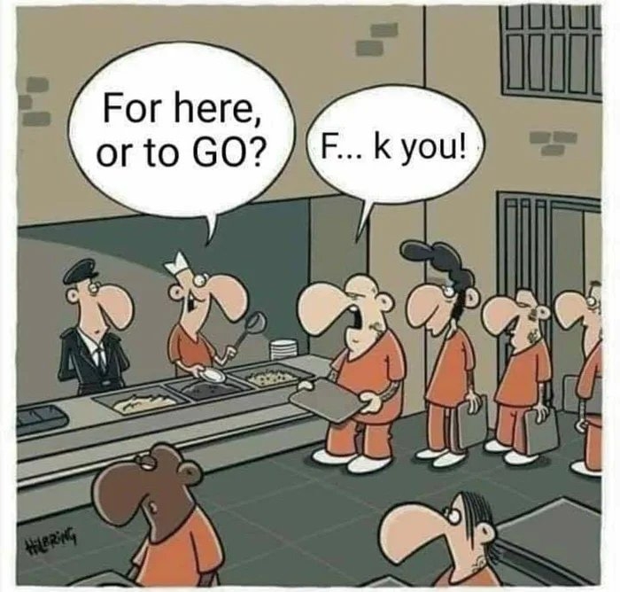 For here,
or to GO?
F... k you!
HERNG
