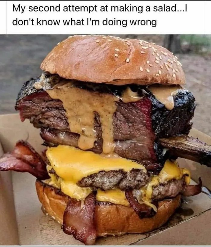 My second attempt at making a salad...
don't know what I'm doing wrong
