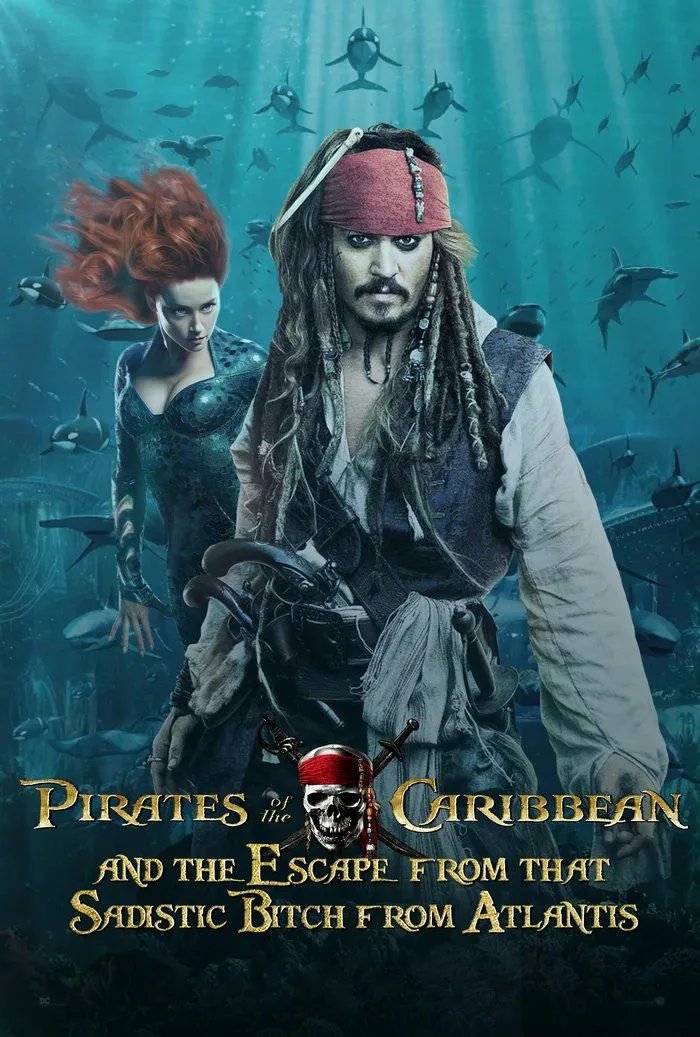 PIRATES CIRIBBEAN
The
AND THE ESCAPE FROM THAT
SADISTIC BITCH F ROM ATLANTIS
