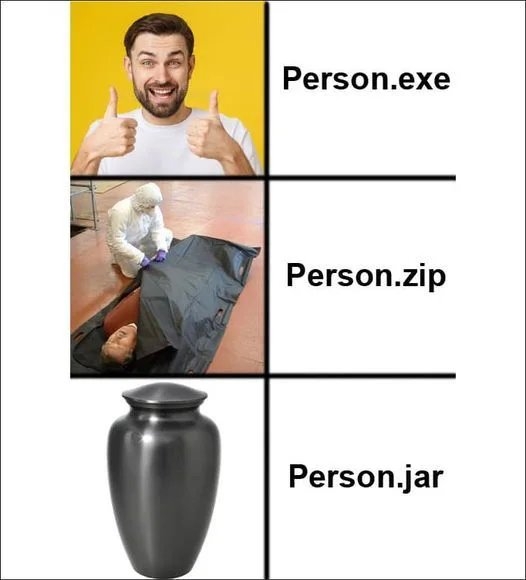 Person.exe
Person.zip
Person.jar
