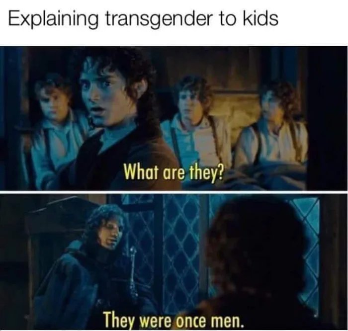 Explaining transgender to kids
What are they?
They were once men.
