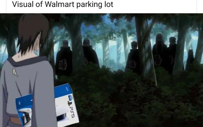 Visual of Walmart parking lot
