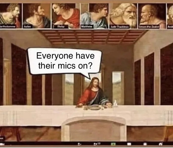 Everyone have
their mics on?
